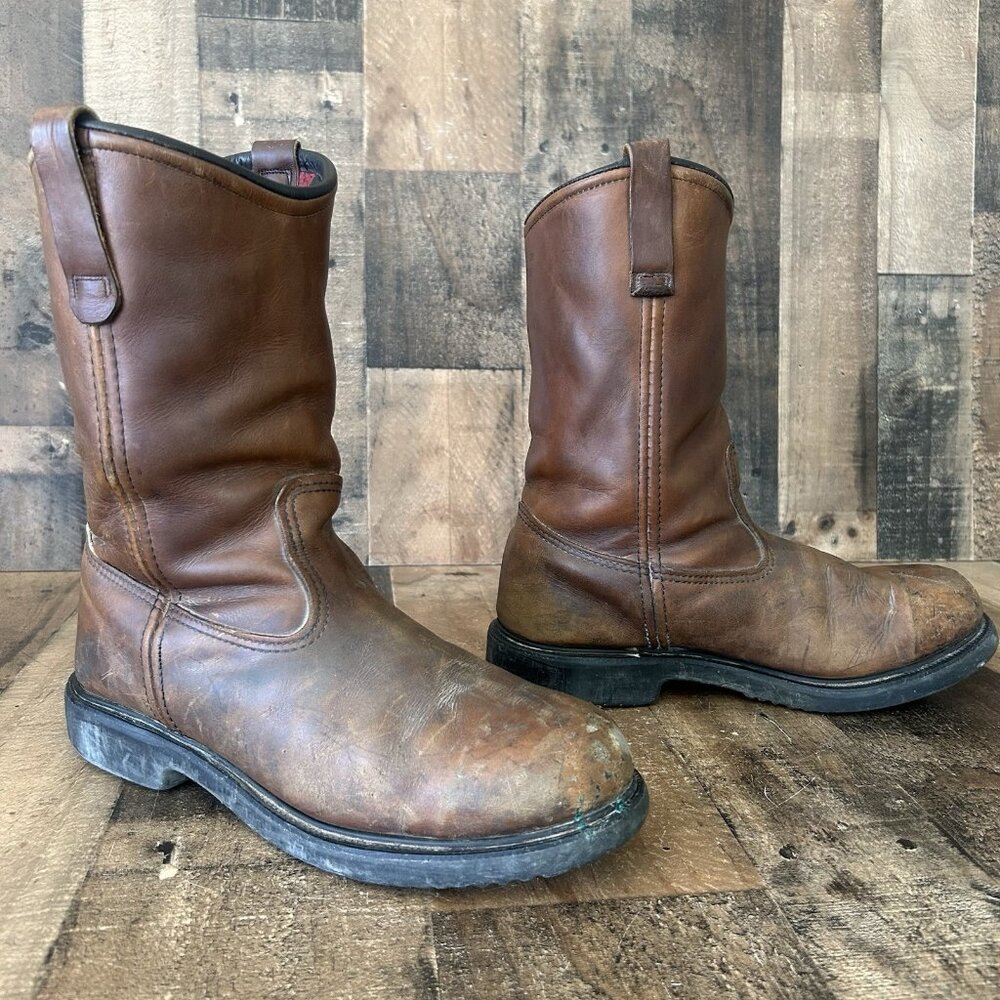 Red Wing Vintage Steel Toe Insulated Pull On Work Boots Mens 9.5 D